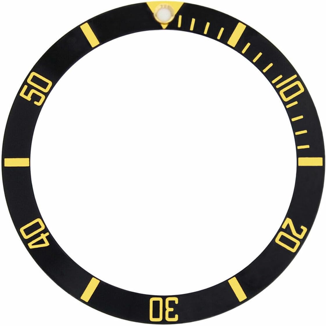 Ewatchparts Bezel Insert Compatible With 40mm Invicta 8926Ob 8928 9937 Pro Diver Black Gold Font