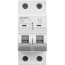 DC Miniature Circuit Breaker Din Rail DC MCB 6KA 2P 500V 16A