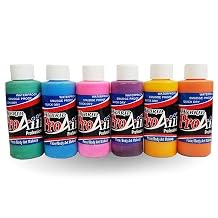 ProAiir Face and Body Painting Makeup - 6 Tropical Colors - 1 oz 30ml