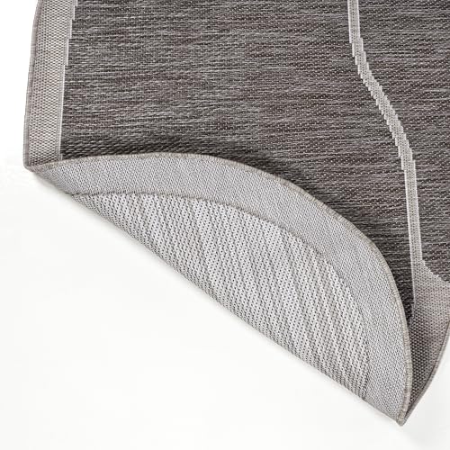 JONATHAN Y Rustic Abstract Indoor Outdoor Runner Rug 2X8 Light Brown/Beige, Jasper Modern for Backyard, Patio, Porch, Easy-Cleaning, High Traffic, Pet-Friendly, Non-Shedding (SHP101D-28) by JONATHAN Y - Used condition - Image 5