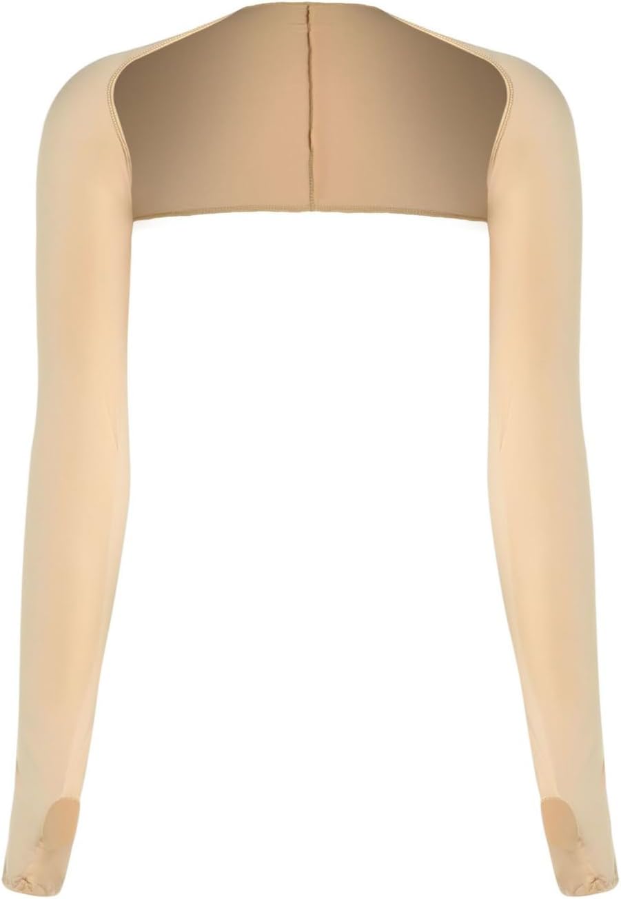 Women’s Cooling Shawl with Finger Holes – UV Protection Shrug, Breathable Sun Sleeves for Driving, Golf & Outdoor Sports