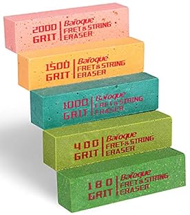 [EFFICIENT&DURABLE]: Baroque fret erasers are made of natural rubber and emery by a special foaming process. The hardness of emery is greater than that of corundum, so the fret polishing is more efficient and more durable. [MULTIPURPOSE]: Baroque fre...