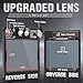 YESWELDER Auto Darkening Welding Helmet with SIDE VIEW, 180° Panoramic View, 1/1/1/1 True Color Solar Powered Welder Hood, Wide Shade 3/5-9/9-13 Welder Mask for TIG MIG ARC CUT and GRIND, LYG-Q800D