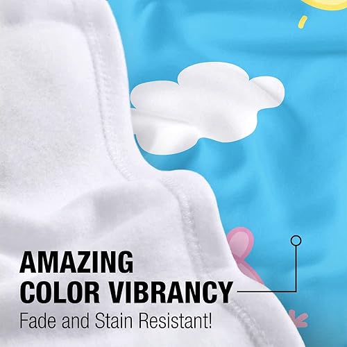 Miniatura 2 de Peppa Pig - Manta de forro polar Peppa y George Sunny Day de 36 x 58 pulgadas