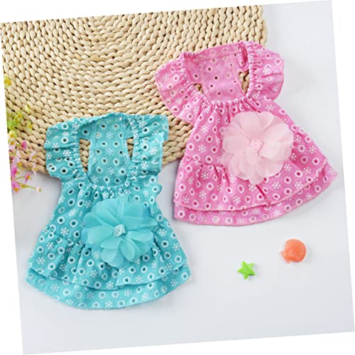 Yardwe 3 Pecas Vestido Cachorro Roupas Para Cães Pequenos Vestidos Pequenos Vestido Para Cães Roupa