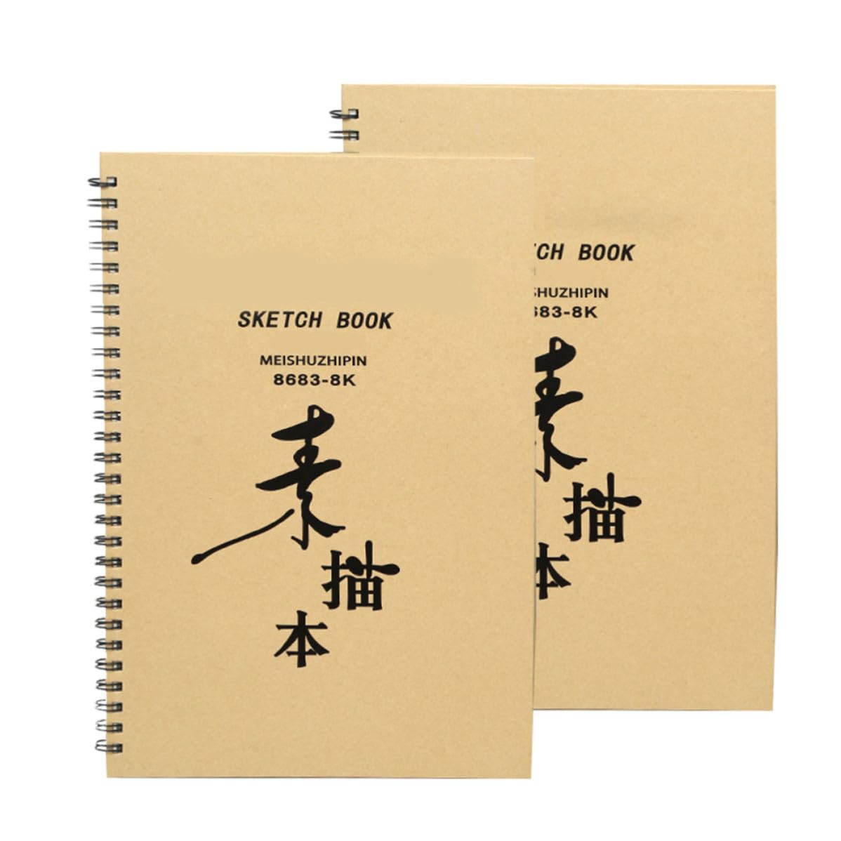 CLISPEED 2 Piezas Bloc de Dibujo para Cuaderno de Bocetos Creativo | Papel de Dibujo Artístico Duradero, Libro de Pintura, Accesorio Incluido, Diseño Único