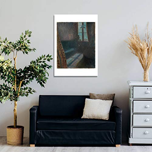 Affiche de collection Edvard Munch Night in Saint Cloud impression mate extra large - 3