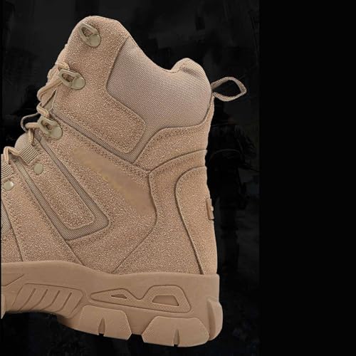 Men's Tactical Boots, Waterproof Hiking Work Boots, Breathable Desert Boots, Lightweight Military Boots, Outdoor Hiking Backpacking Boots, Anti-slip Jungle Boots For Men3
