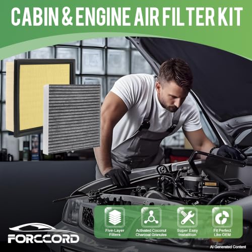 Image of Cabin & Engine Air Filter Combo for Mitsubishi Eclipse Cross 1.5L 2018-26