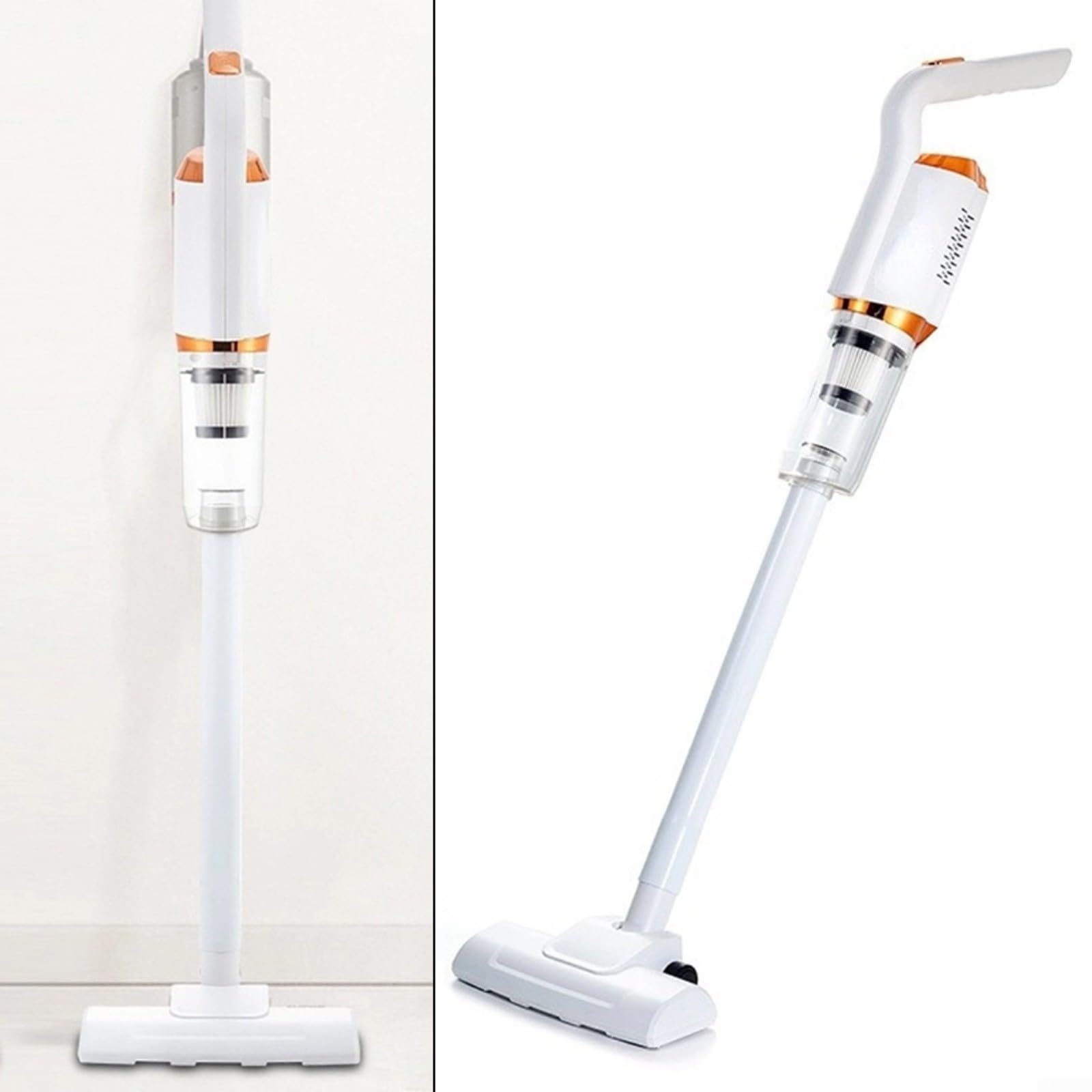 ZYNCUE Aspirapolvere senza fili, aspirapolvere verticale, motore brushless leggero e potente da 550 W, per divani e pavimenti duri (scatole colorate)