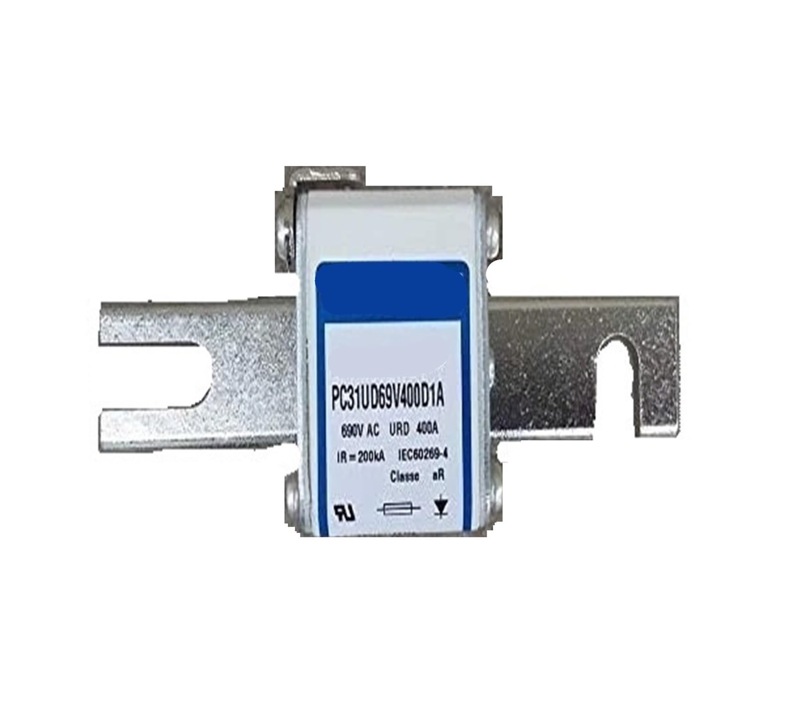 Fusible semi-conducteur ultra-rapide PC31UD69V200D1A 690V protection silicium