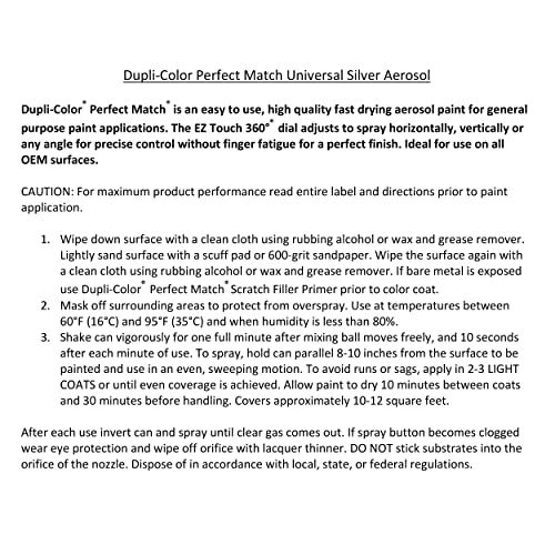 Image of Dupli-Color Scratch Fix All-in-1 Touch Up Paint, Gloss, White Diamond, .50 fl. oz.