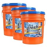 Ultra Fresh 3 Pack Liquid Laundry Detergent, 6X Platinum, 5 Gal, OXY Color Safe Bleach Alt™ - Household Cleaning Supplies and Accessories for Clothing and Fabric Items