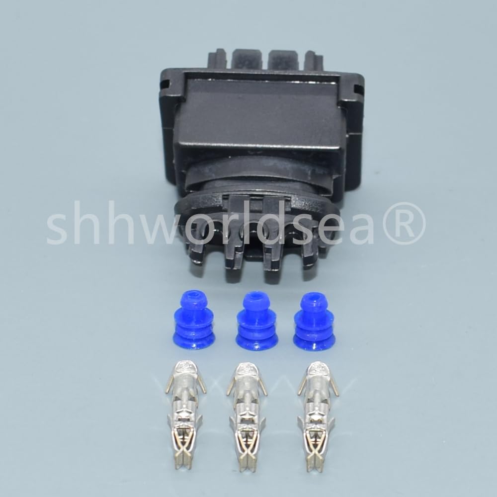 3.5mm 2 pin EV1 Short Plug Female Fuel Injector Waterproof Connector Ignition Coil Plug 287 013 003 287013003 - (Color Name: 30set)