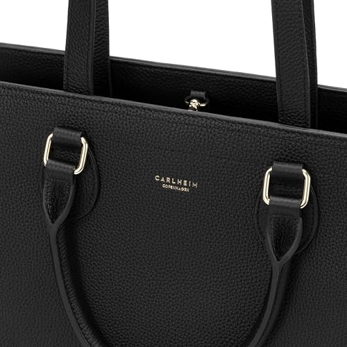 Bolso negro Mary Carlheim de piel, espacio y estilo para el día a día 7