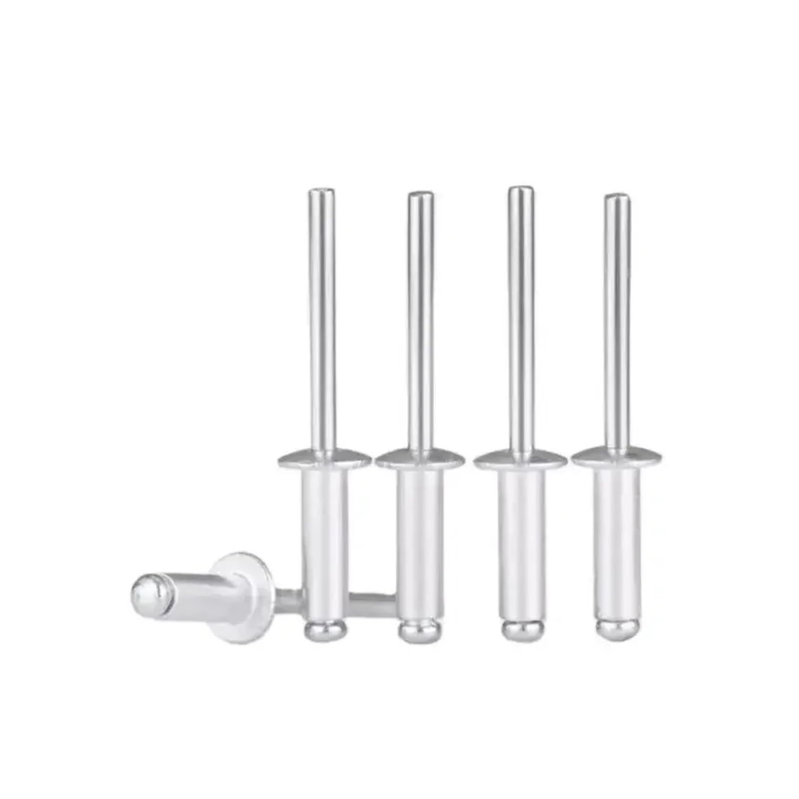 Rivetti ciechi, Rivetti ciechi 1000 pezzi pop a testa tonda con cupola in alluminio M2,4 x 6 mm Elementi di fissaggio decorativi