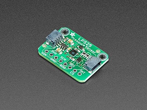 Top view of the Adafruit LPS25HB Pressure Sensor board.