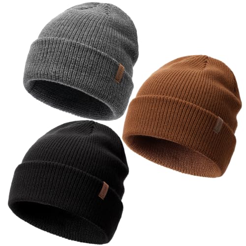 FURTALK Toddler Baby Boys Girls Beanies Kids Winter Hats Children Knit Caps | Soft Cozy Yarns, Stretchable Beanie, Multicolor, Thick & Warm, Growing hat