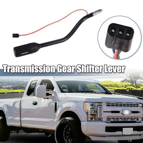 uxcell Automatic Transmission Gear Shift Lever and Overdrive Switch Kit for Ford F150 F250 F350 Bronco 1992-1997 Shifter Select Lever with Overspeed Switch