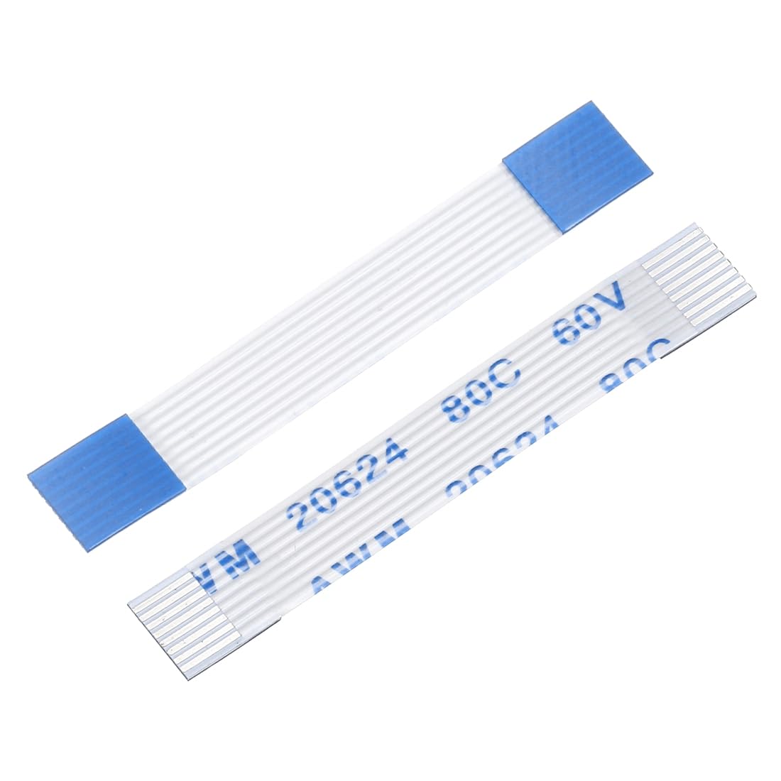 sourcing map FFC FPC Flat Flexible Cable, 8 Pins 0.5mm Pitch 30mm Long (A Type) for LCD 3D Printer Camera DVD TV Laptop Audio Pack of 20