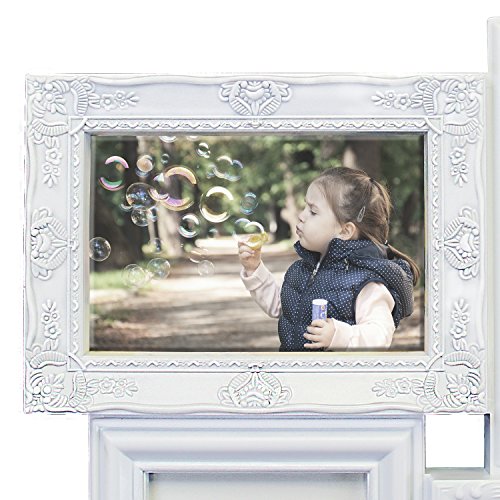 Hello Laura - Photo Collage Frames For Wall White Curved Classic European Style 12 Opening 27" X 20.5" Wall Hanging Picture Frame Collage 4" X 6" Photo Sockets X 12 | Gallery Style #TOP3