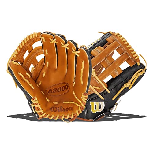 Gant Wilson A2000 1799 outfield en cuir haut de gamme et SuperSkin marron noir