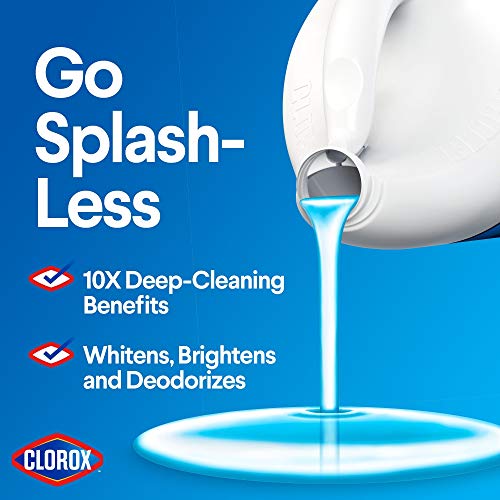 Clorox Splash-Less Bleach, Clean Linen, 40 Ounce Bottle (Package May Vary) #TOP3