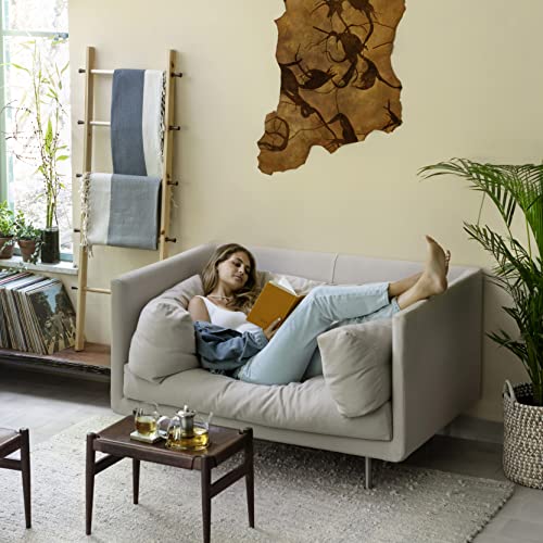 AFOOGA 5 ft Wooden Blanket Ladder | Quilt Ladder | Blanket ladders for The Living Room & Bedroom |Sturdy Decorative Ladder for Blankets - Easy to Assemble| Ladder Blanket Holder for Throw Blankets. - Thumbnail 4