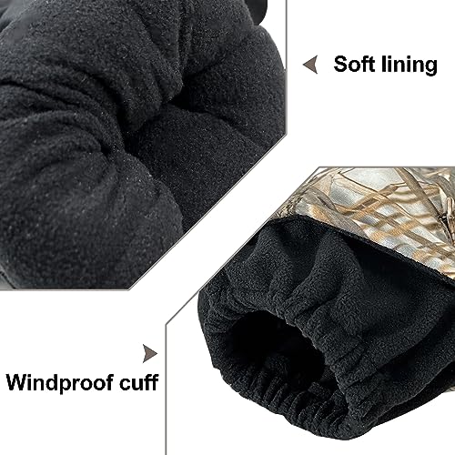 MDSTOP Outdoor Hand Warmer Muff Fits for Hunting, Fly Fishing, Camping, Hiking (New Flannel Camo) - Thumbnail 4