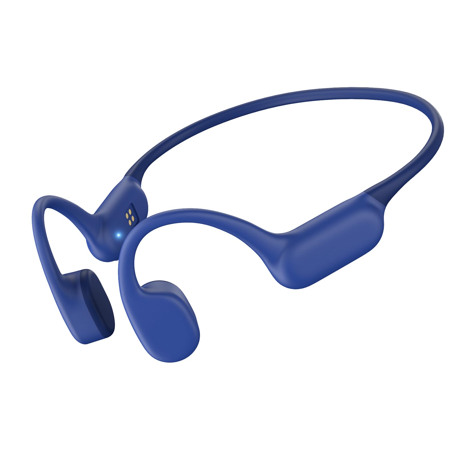 2026 Upgrade Bone Conduction Headphones, Open Ear Headphones, Wireless Bluetooth 6.0 Earphones with Mic, IPX6 Sport Headphones for Running, Cycling, Workout(BlueA1)