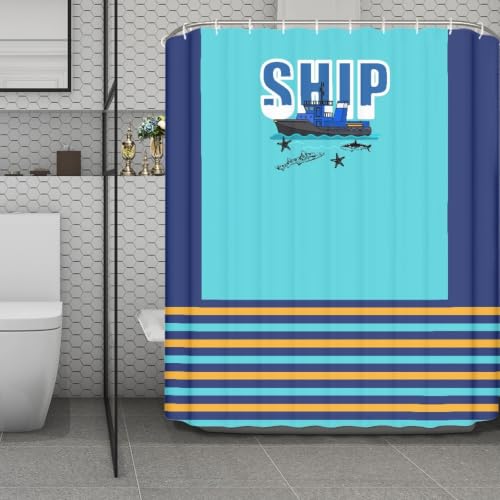Rideau de douche tissu lavable et imperméable pour baignoire d'hôtel - 2