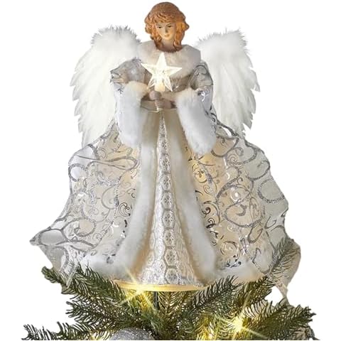 Light Up Angel Christmas Tree Topper Cover