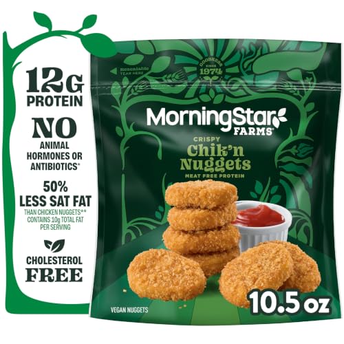MorningStar Farms Plant Based Chik'n Nuggets, Vegan Meat, 10.5oz