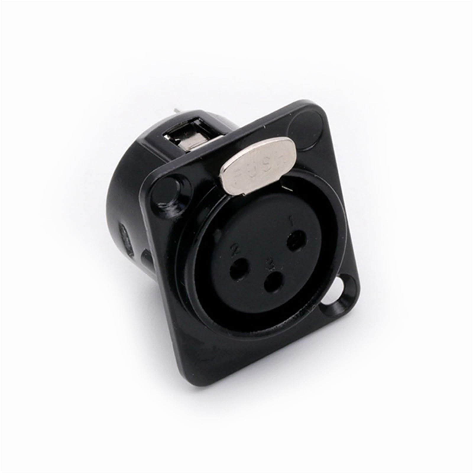 10 Stück/Los 3-polige XLR-Stecker/Buchse, Panelmontage, Metallgehäuse, 3-polig, XLR-Sockelgehäuse, Mikrofonanschluss (C1021x5 C1022x5)