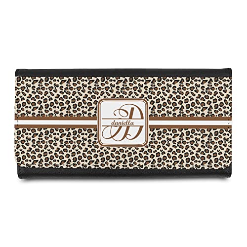 Personalized Leopard Print Leatherette Ladies Wallet
