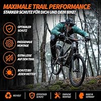unleazhed Hinterrad Schutzblech MR02 | Hinterrad MTB-Schutzblech | Made in Germany | Rear Mudguard – Ansicht 9