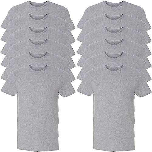 Image of Fruit of the Loom Men's Eversoft Cotton Short Sleeve T-Shirts, 2 Pack