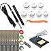 Dr.Roc Replacement for Instrument Cluster Gauge Stepper Motor Repair Kit Fits X27 168 03 to 06 GM GMC Sierra Yukon Chevy Silverado Tahoe Trailblazer with 7 Stepper Motors Soldering Iron Solder Sucker