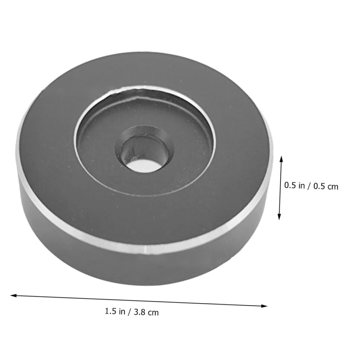 BESTonZON 3 Pezzi 45 Cupola del giradischi in vinile Cupola per dischi in vinile da 7 pollici adattatore per hi in da 7 pollici adattatore per hi in metallo o Accessori