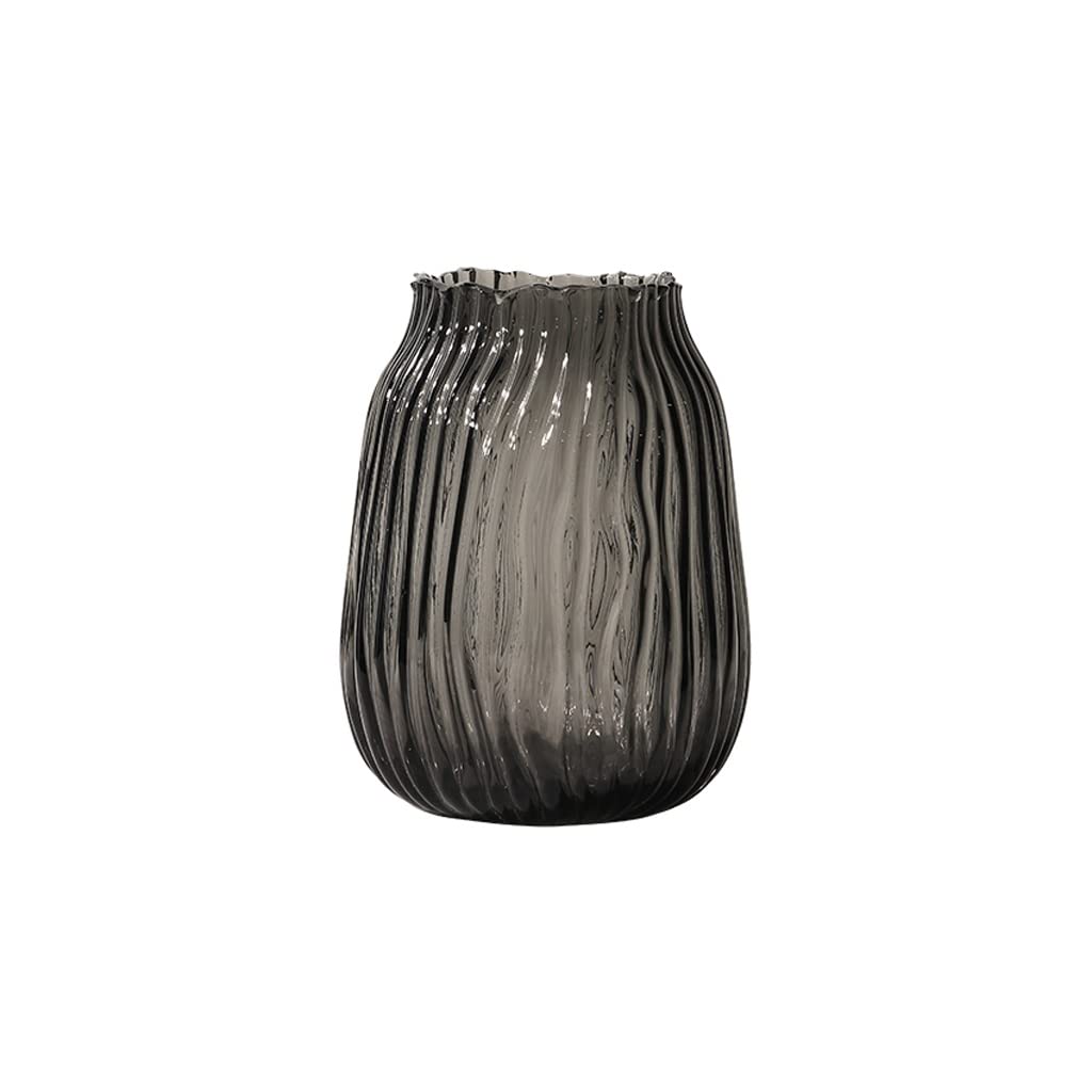 Vase minimaliste moderne en céramique blanche pour fleurs séchées et décoration du salon