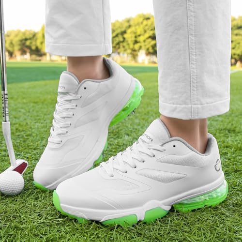 Image of THESTRON New Men Golf Shoes 8 Spikes Professional Outdoor Golf Sport Sneaker for Men