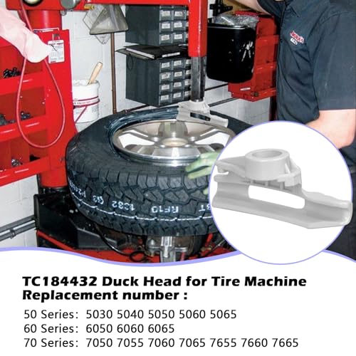Image of 3 Pack TC184432 Tire Changer Low Profile Mount Head Compatible with Coats Tire Machine Duck Head Replaces TC184432 8184432 8184426 Nylon Mount /Demount Head Kit
