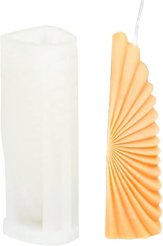 Moldes para velas, cubo mágico, molde de silicona para aromaterapia, velas de cera de arcilla polimérica, bricolaje para hacer manualidades (cuerno)