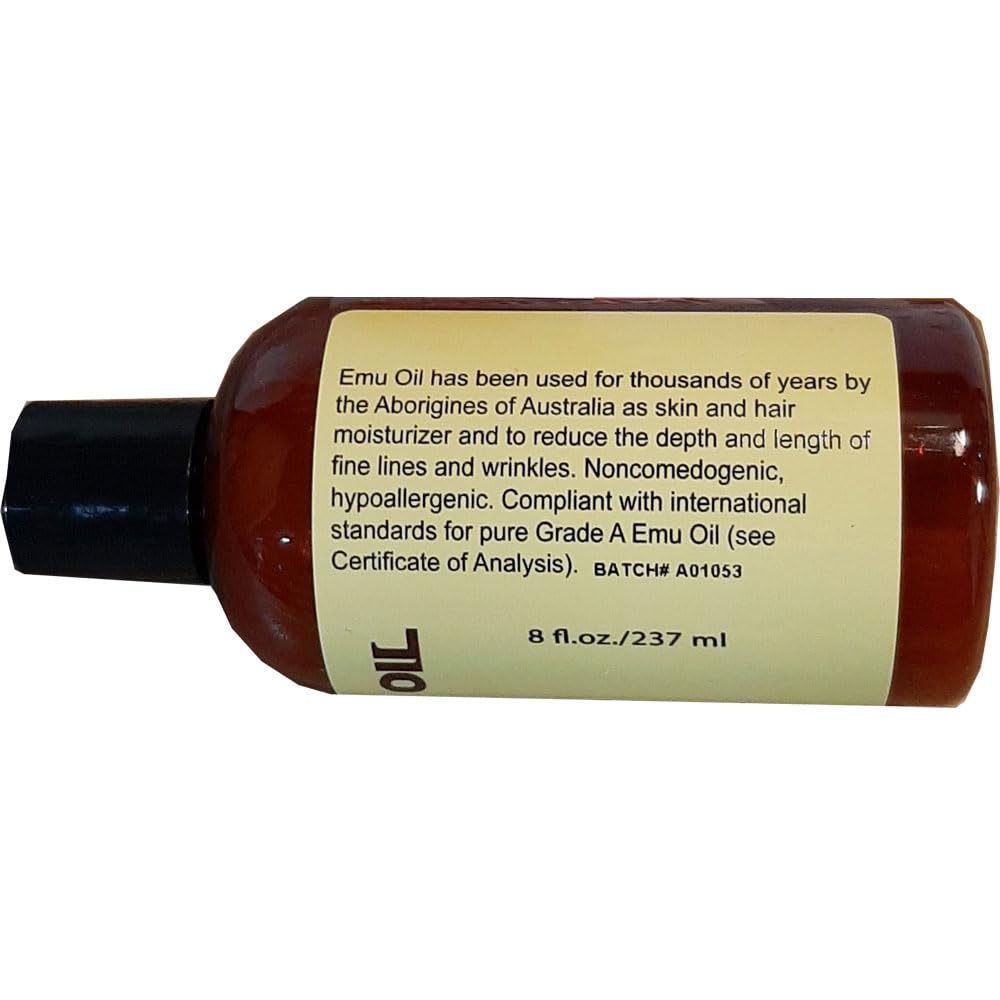 Emu Oil Pure Premium Golden 8 Ounces