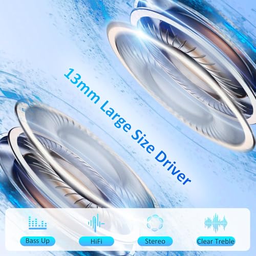 Wireless Ear buds 6-Mic Noise Canceling Large Dual LED Display 35H Playtime - image 3
