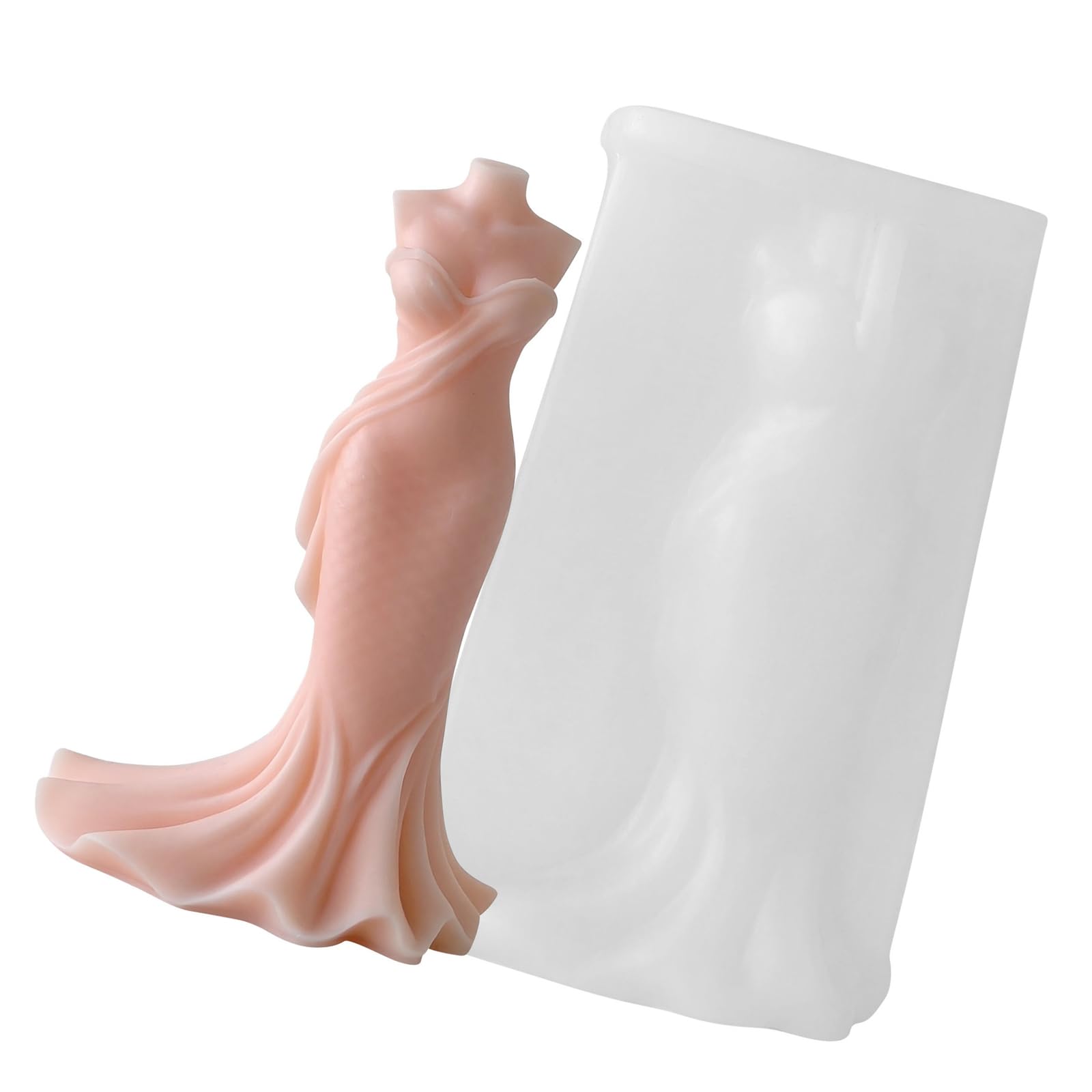 our fave Mold for Making, Silicone Candled Wedding Dress Epoxy Resin Casting Molds for Diys Craft, Soap Aromatherapys