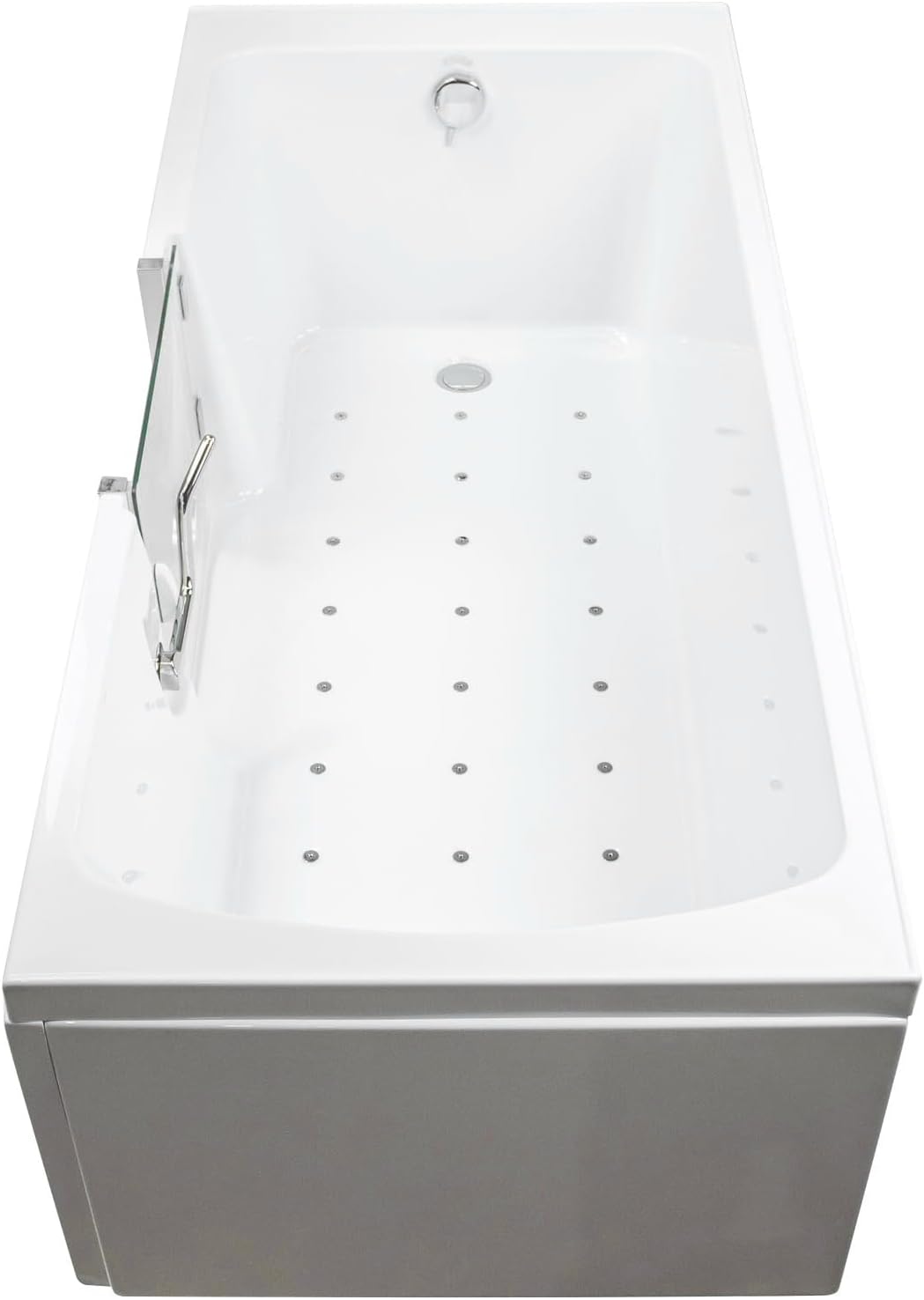 Ella Laydown 32x72 Air Massage Walk in Bathtub Left Drain