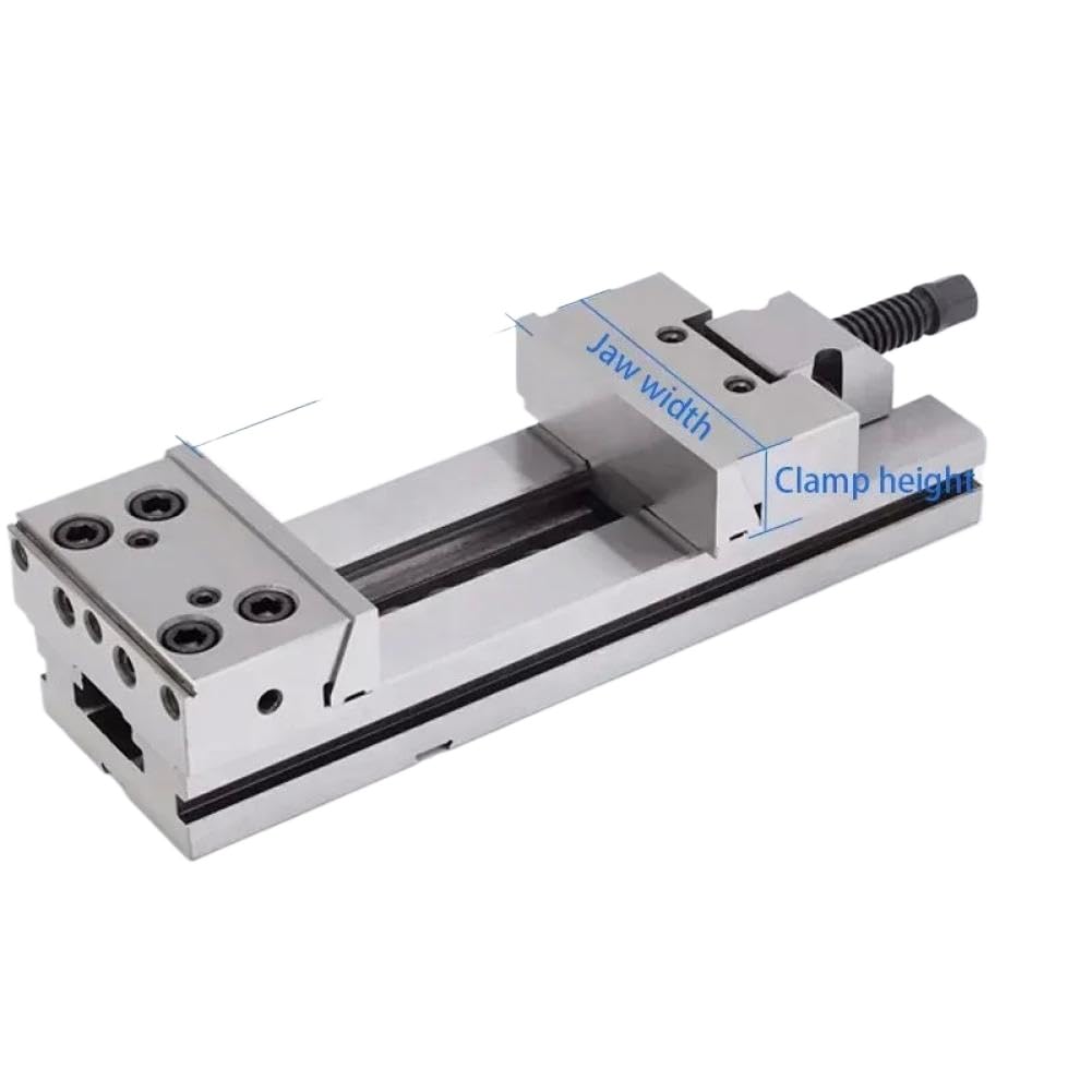 Morsa per Fresatrice GT200C Forza di Serraggio 10000KG Larghezza Ganasce 200mm Massimo 400mm 8 Pollici