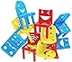 deAO 36 Stücke Stuhlstapel-Brettspiel, Stuhl Gleichgewicht Spiel: Gleichgewichtsspiel für die Ganze Familie, Mini Stacking Multiplayer Balance Spiel, Kinder Spielzeug