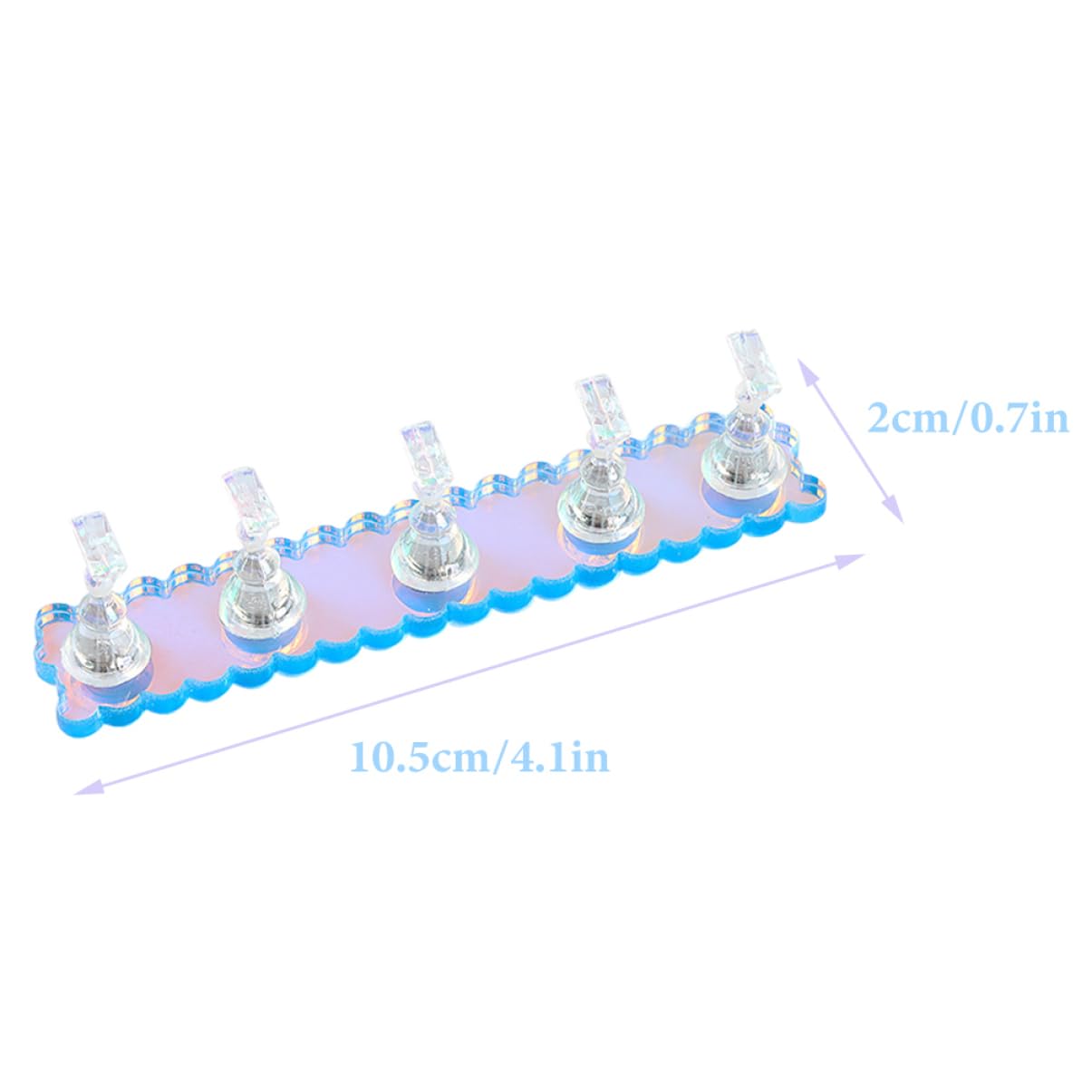 Acrylic Nail Practice Holder Display Stand for Nail Artists image 2